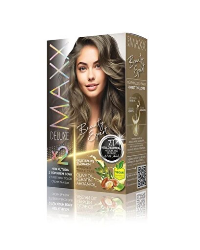 Picture of MAXX DELUXE BEAUTY EXPERT HAIR DYE KIT 7.1