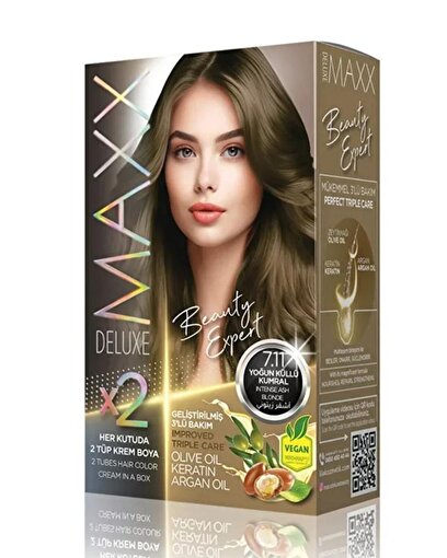 Picture of MAXX DELUXE BEAUTY EXPERT HAIR DYE KIT 7.11