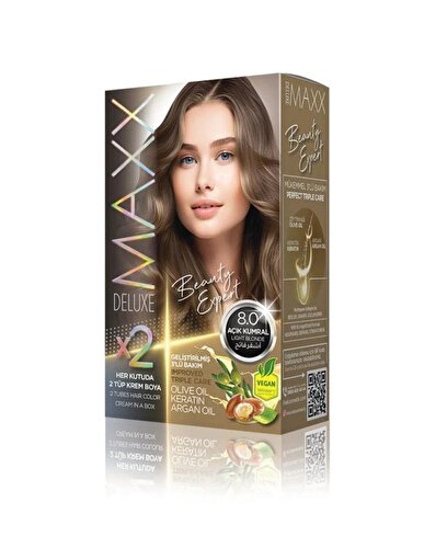 Picture of MAXX DELUXE BEAUTY EXPERT HAIR DYE KIT 8.0