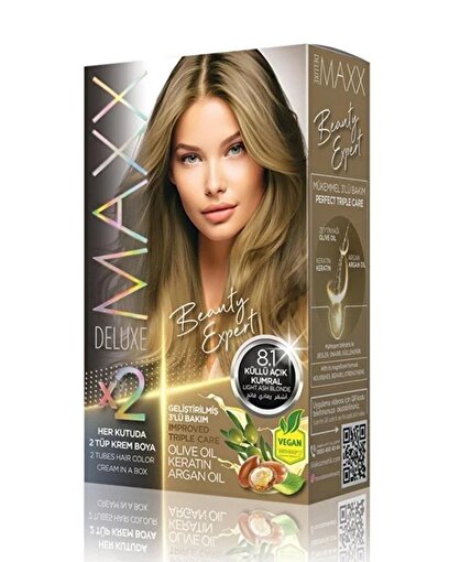 Picture of MAXX DELUXE BEAUTY EXPERT HAIR DYE KIT 8.1