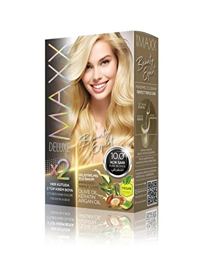 Picture of MAXX DELUXE BEAUTY EXPERT HAIR DYE KIT 10.0