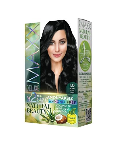 Picture of MAXX DELUXE AMMONIA FREE HAIR DYE KIT  1.0