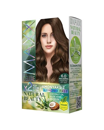 Picture of MAXX DELUXE AMMONIA FREE HAIR DYE KIT  6.0
