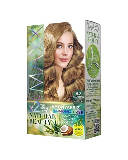 Picture of MAXX DELUXE AMMONIA FREE HAIR DYE KIT  8.3