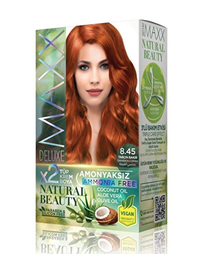Picture of MAXX DELUXE AMMONIA FREE HAIR DYE KIT  8.45
