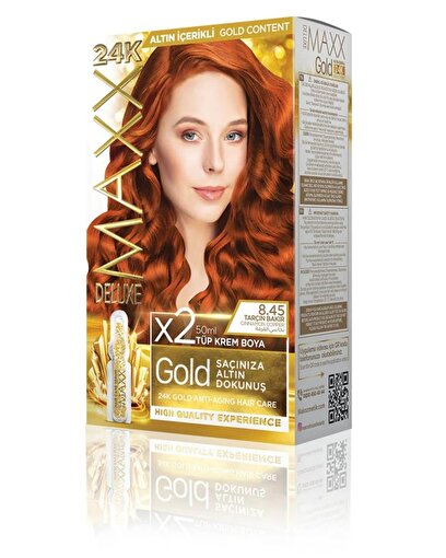 Picture of MAXX DELUXE GOLD HAIR DYE KIT 8.45
