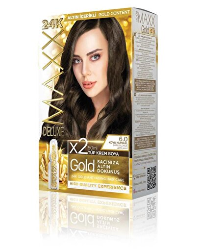Picture of MAXX DELUXE GOLD HAIR DYE KIT 6.0
