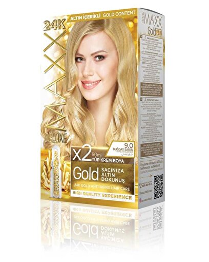 Picture of MAXX DELUXE GOLD HAIR DYE KIT 9.0