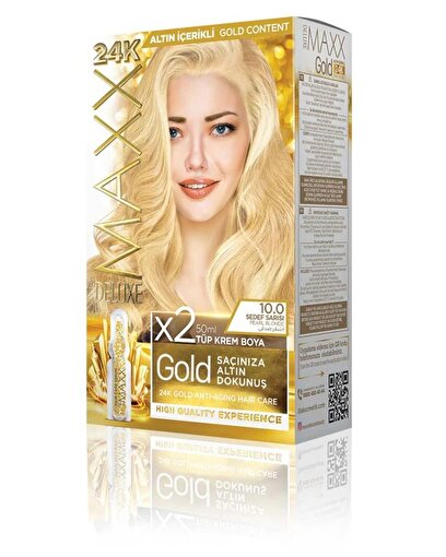 Picture of MAXX DELUXE GOLD HAIR DYE KIT 10.0