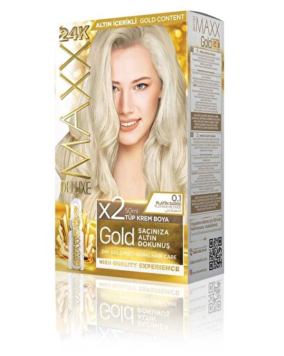 Picture of MAXX DELUXE GOLD HAIR DYE KIT 0.1