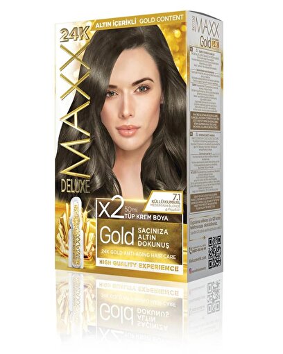 Picture of MAXX DELUXE GOLD HAIR DYE KIT 7.1