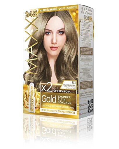 Picture of MAXX DELUXE GOLD HAIR DYE KIT 8.1