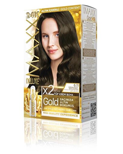 Picture of MAXX DELUXE GOLD HAIR DYE KIT 6.11