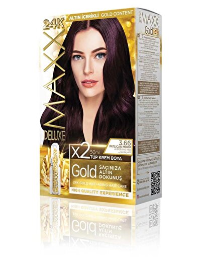 Picture of MAXX DELUXE GOLD HAIR DYE KIT 3.66