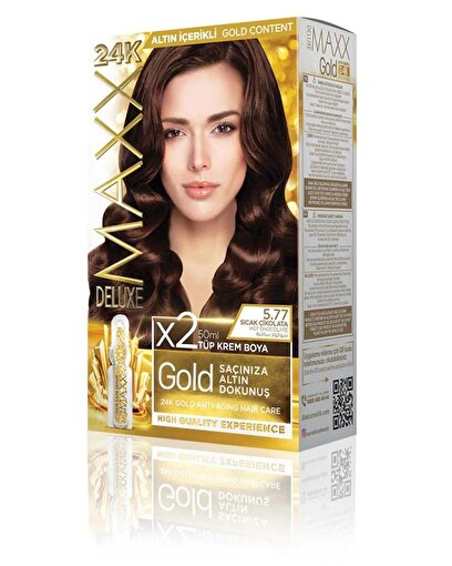 Picture of MAXX DELUXE GOLD HAIR DYE KIT 5.77
