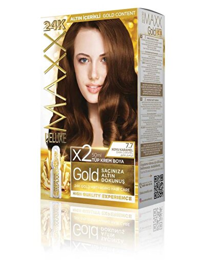 Picture of MAXX DELUXE GOLD HAIR DYE KIT 7.7