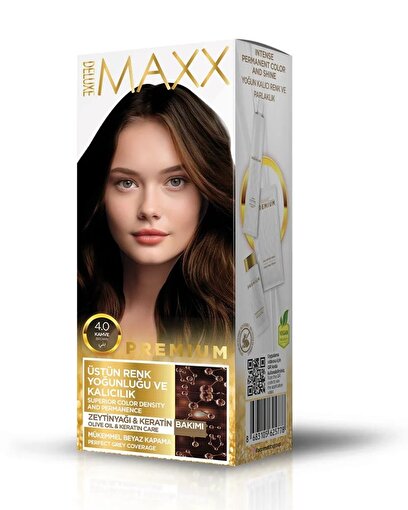 Picture of MAXX DELUXE PREMIUM HAIR DYE KIT 4.0