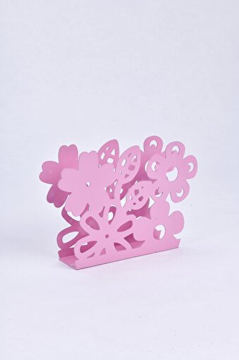 Picture of Mayer Decorative Floral Napkin Holder Pink