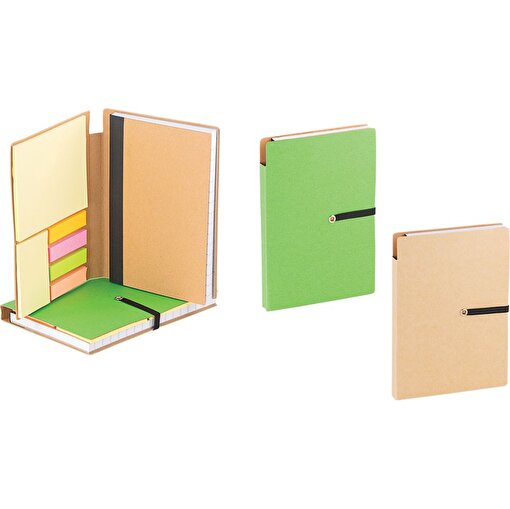 PromoNet Geri Dönüşümlü Çizgili, Lastikli Defter. ürün görseli