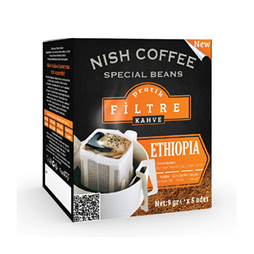 Nish Pratik Filtre Kahve Ethiopia 9Gr X 5. ürün görseli