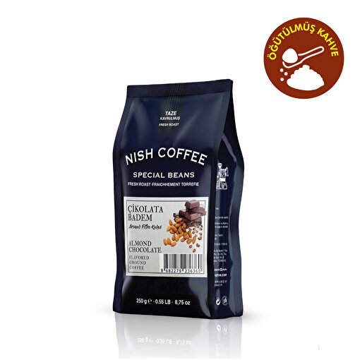 Nish Çikolata Badem Aromalı Filtre Kahve 250 gr. ürün görseli