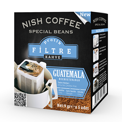 Nish Practical Filter Coffee Guatemala 9Gr X 5. ürün görseli