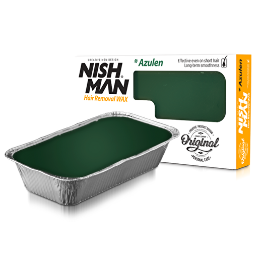 Picture of Nishman Hair Removal Hard Wax Easy One (Azulen ) Chocolate