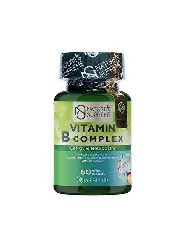 Picture of Nature’s Supreme Vitamin B Complex 60 Capsules