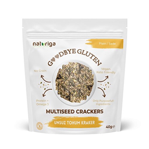 Picture of Naturiga Gluten Free Multi Seed Crackers (40 Gr)
