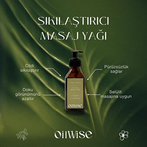 Oilwise Skin Firming Cilt Sıkılaştırıcı Selülit Karşıtı Masaj Yağı 100 ml. ürün görseli