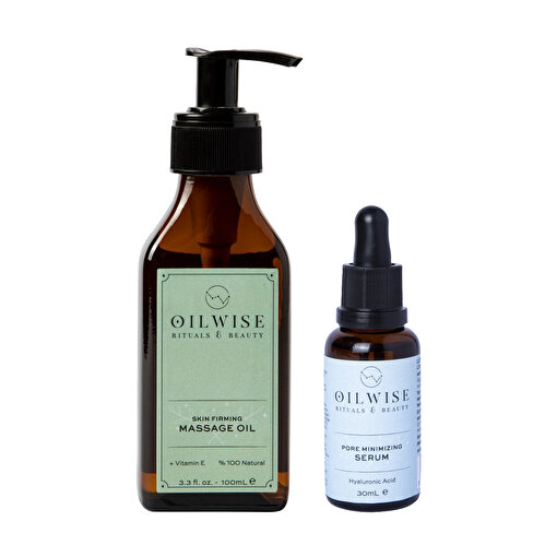 Picture of Oilwise Skin Firming Massage Oil & Pore Minimizing Serum Set