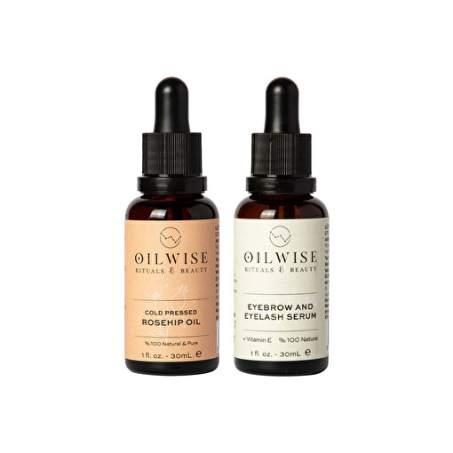 Picture of Oilwise Rosehip Seed Oil & Eyebrow and Eyelash Serum Set
