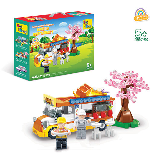 Ogi Mogi Toys Eğitici Bloklar Mobil Restoran 310 Parça, Lego Uyumlu Yapı Seti. ürün görseli
