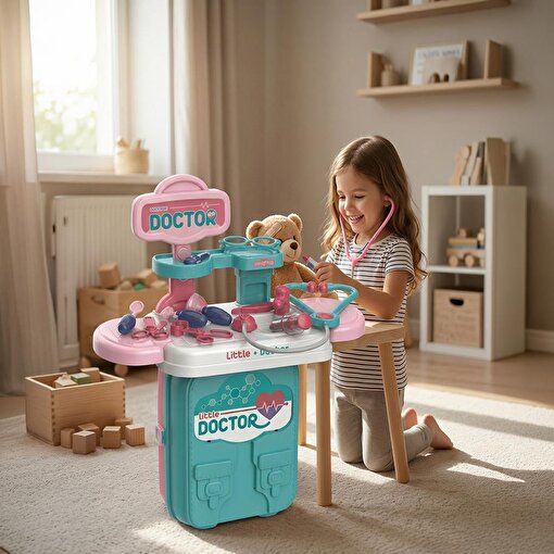 Ogi Mogi Toys Doktor Oyun Seti Eğitici 2’si 1 Arada Sırt Çantası. ürün görseli