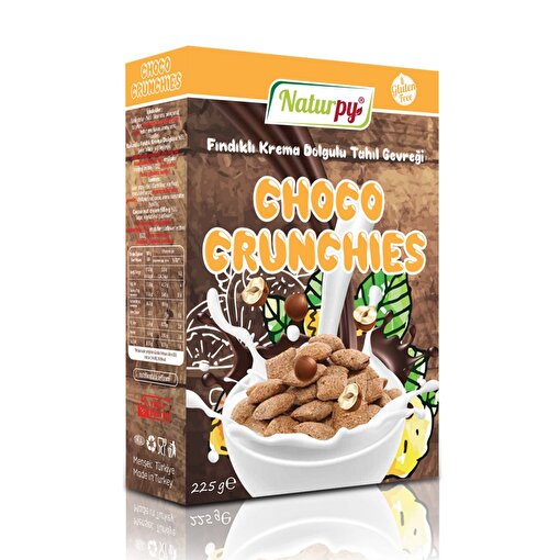 Picture of Naturpy Hazelnut Cream Filled Choco Crunchies  225 gr