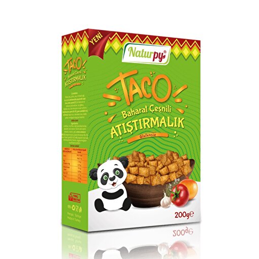 Picture of Naturpy Taco Spice Flavored Snack  200 gr
