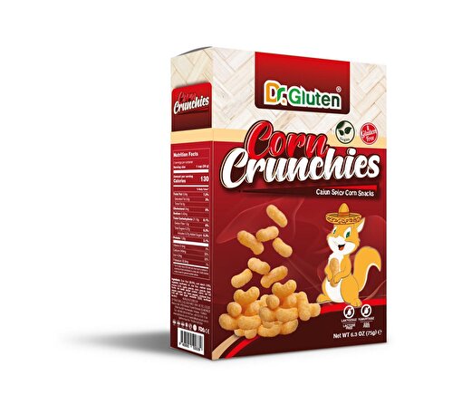 Picture of Dr.Gluten Cajun Spicy Corn Crunchies 75 gr