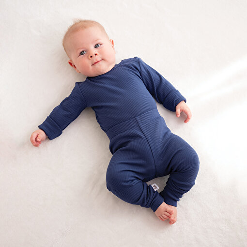 Picture of Owli CozyBlend 2-Piece Set 4-6 M Blue