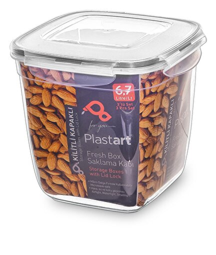 Picture of Plastart Fresh Box Deep Square 3-Pieces Set. (Lc-150,Lc-155,-Lc-160)
