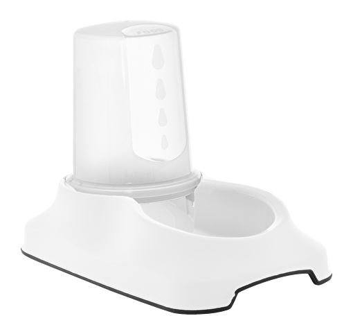 Picture of Pet Plastart Contaıner Food Pet / Water With Chamber White 32,5 X 20 X 23,5 /1,5 Lt