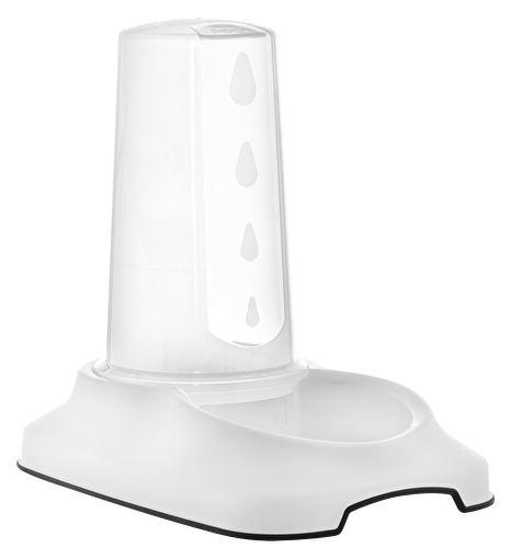 Picture of Pet Plastart Container Food Pet / Water With Chamber  Whıte 38 X 38 X 35 / 3,5 Lt