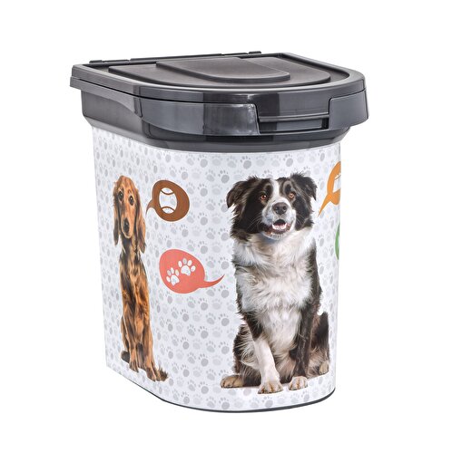 Picture of Pet Plastart Container Pet Food Dark Brown 32,5 41 X 43,5 / 33 Lt