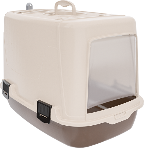 Picture of Pet Plastart Box Cat Litter  Beıge&Brown 38,5 X 60 X 40,5              