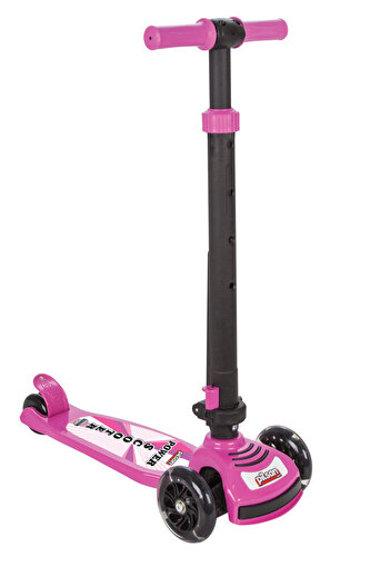 Pilsan Power  Işıklı Scooter - Pembe. ürün görseli