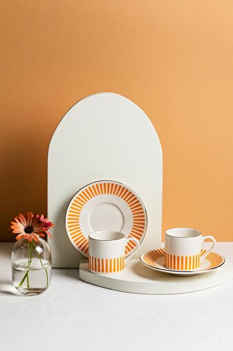 Picture of Porser Alya Orange Pure Coffee Set 4 Pieces