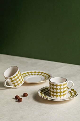 Picture of Porser Peyda Light Green Pure Coffee Set 4 Pieces