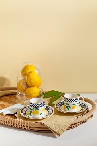 Picture of Porser Blue Zest Pure Coffee Set 4 Pieces