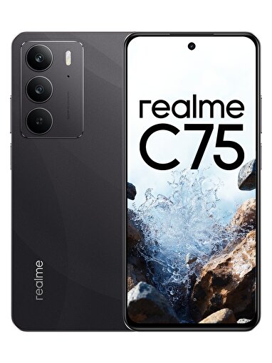 Realme C75 256 GB Cep Telefonu Siyah. ürün görseli