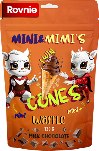 Picture of Rovnie Mılk Chocolate Cones 120 Gr