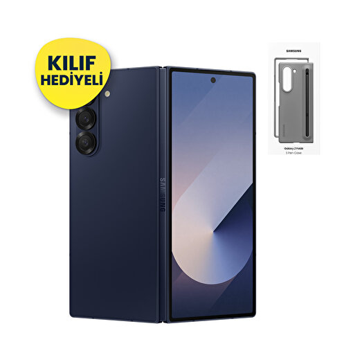 Samsung Galaxy Z Fold6 512 GB 12 GB Ram Cep Telefonu Navy + Kılıf Hediyeli. ürün görseli
